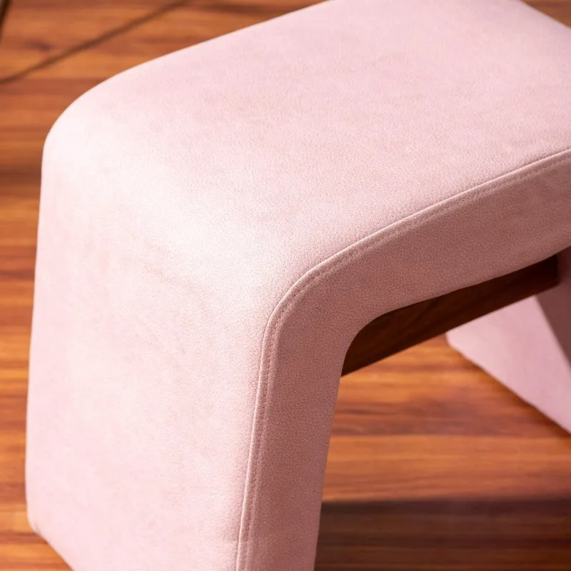 Hearth Fabric Stools (Pink) - Set of Two media 5