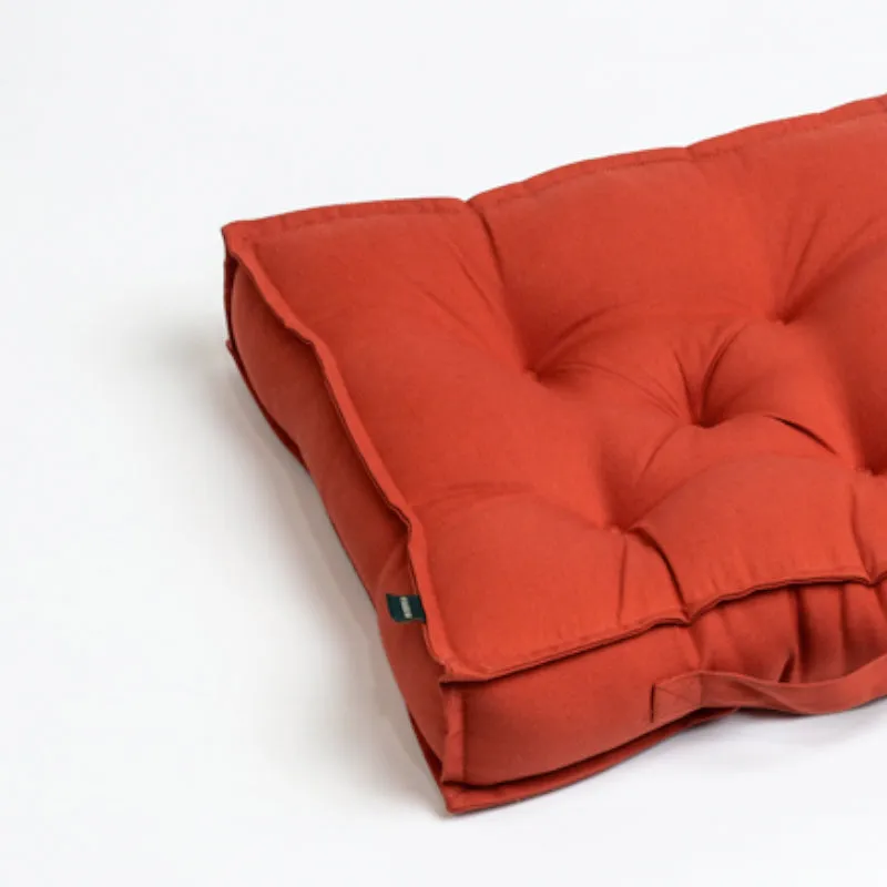 Tara Floor Cushion - Terracotta Brown media 3