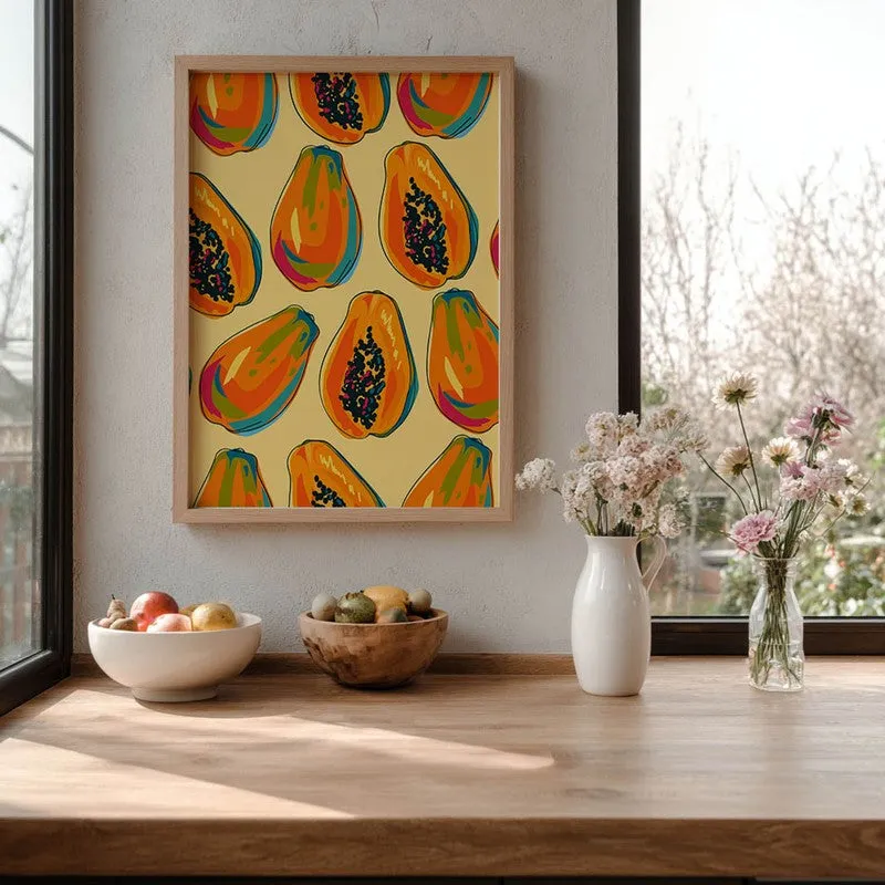 PapayaFarm Archival Canvas Wall Art - Brown media 6