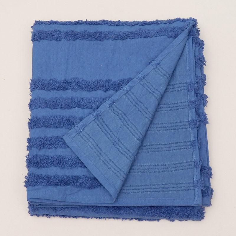 Nishtha Cotton Throw - Blue media 4