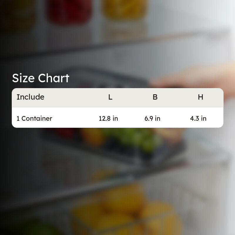 Freshsta Fridge Container (4000 mL)  - Transparent & Grey media 10