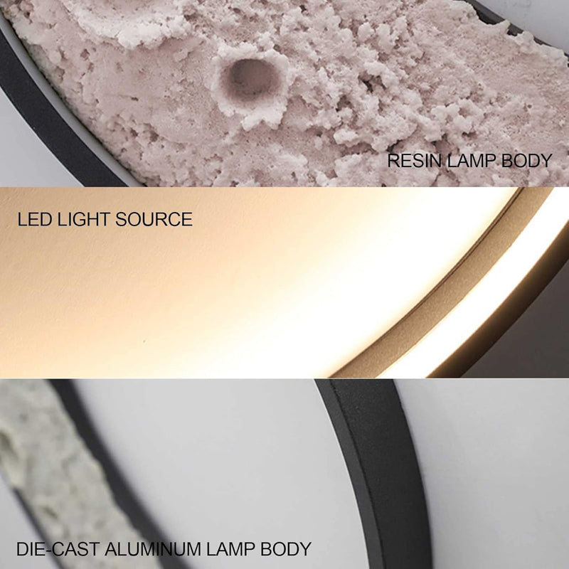 Mooncast Resin & Aluminium Wall Lamp media 7