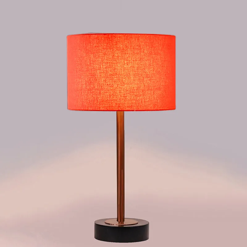 Cotin I Rodin Wooden Table Lamp - Orange,Copper,Black media 5