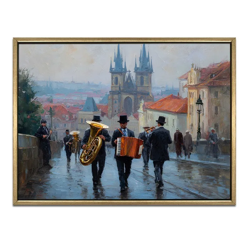Cathedral Canvas Wall Painting With Frame media 3