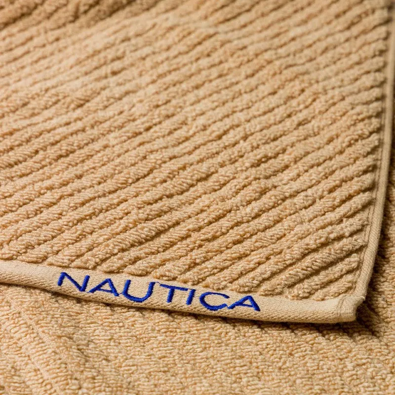 Nautica Riviera Soft Cotton Hand & Face Towel (White,Yellow & Grey) - Set Of Twelve media 8