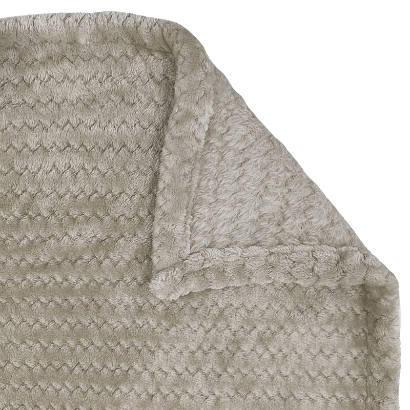 Swayam Seda Mink Blanket (Beige) - 240 GSM media 7