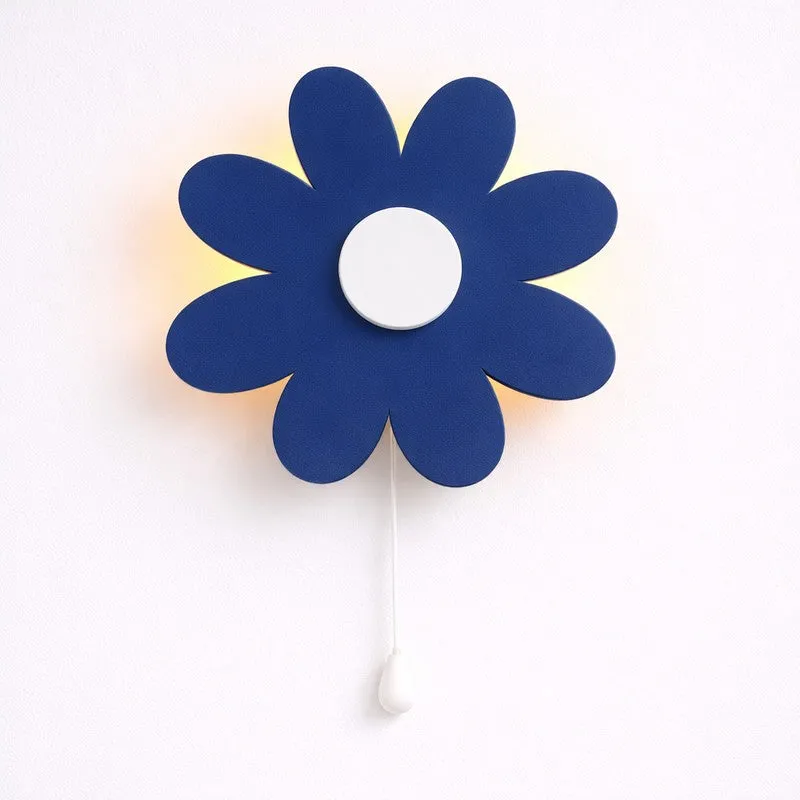 Lumiflora Battery Operated MDF Wall Lamp - Blue media 3