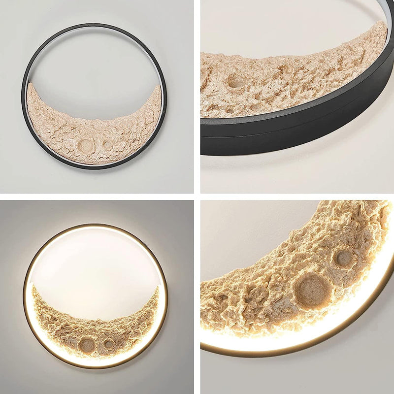 Mooncast Resin & Aluminium Wall Lamp media 9