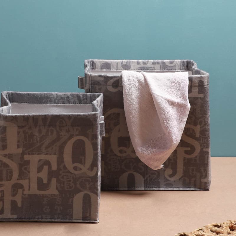 Clutter Clear Laundry Basket - Set Of Two media 5