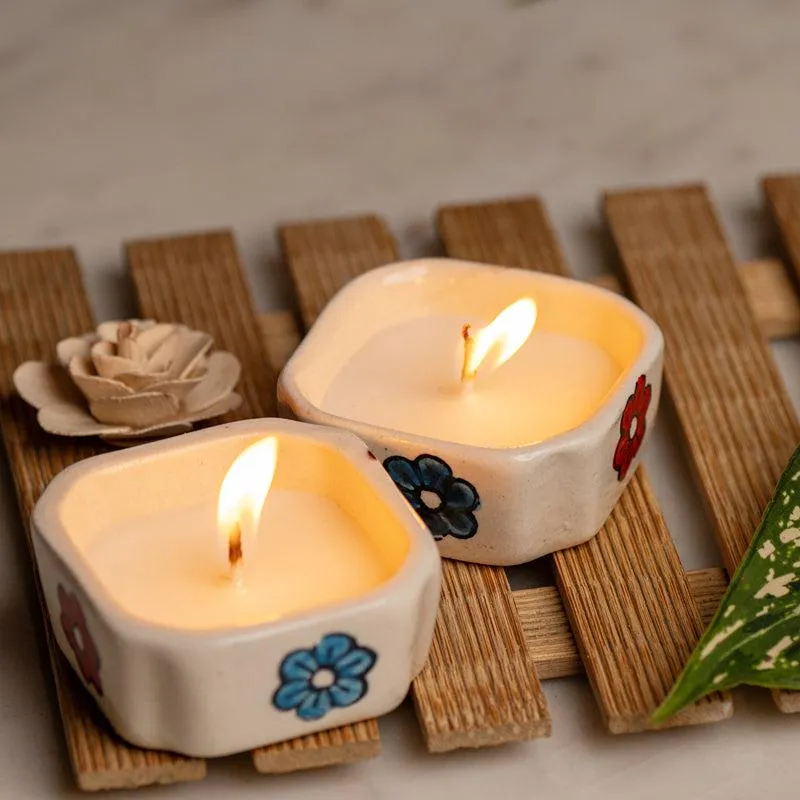 Flower Rich Active Breeze Scented Candle - Set Of Two media 3