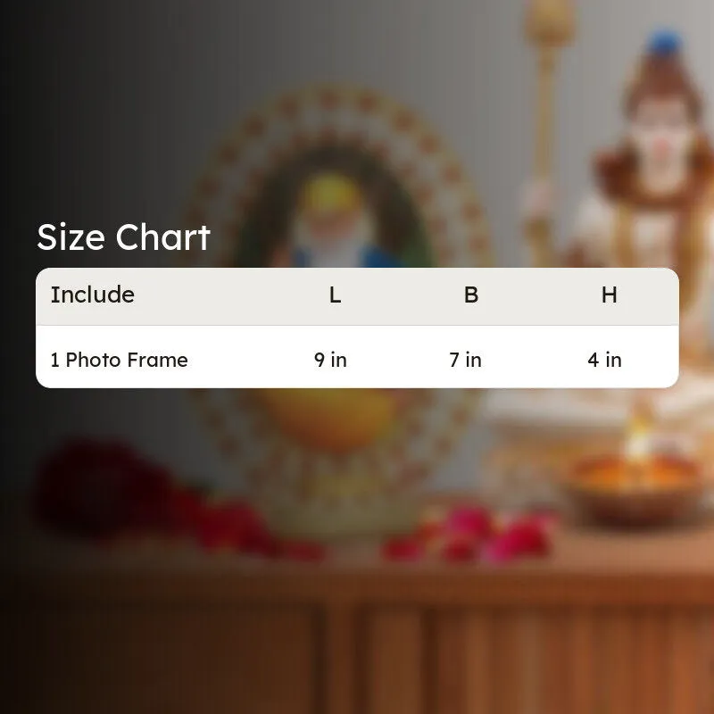Guru Nanak Dev Photo Frame - Oval media 5