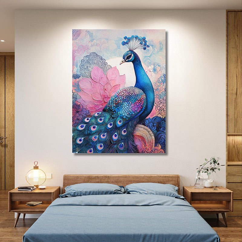 Peacock Psy Wall Painting