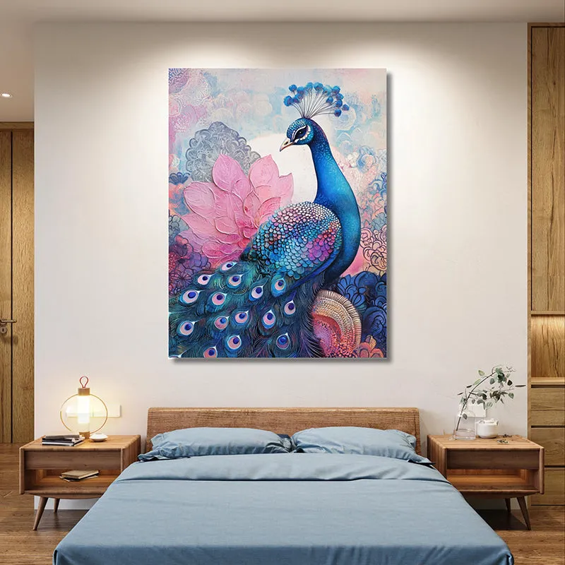 Peacock Psy Wall Painting media 1