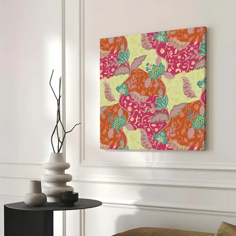 Folk Abstract Canvas Wall Art media 6