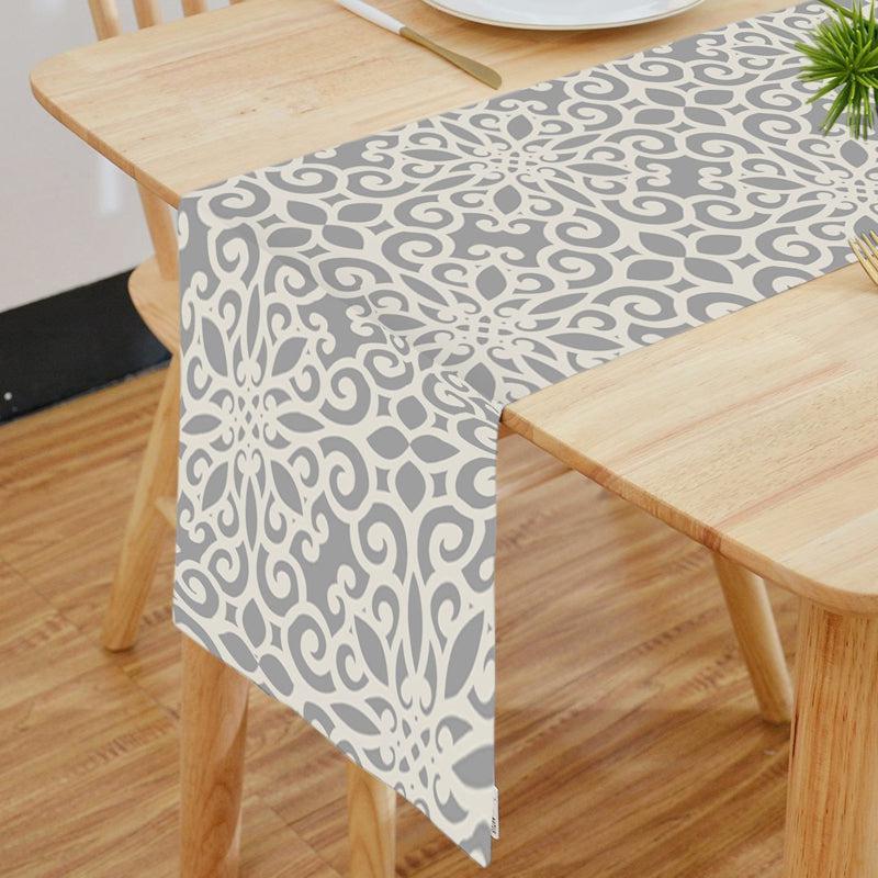 Ekat Poly Canvas Table Runner - Grey media 3