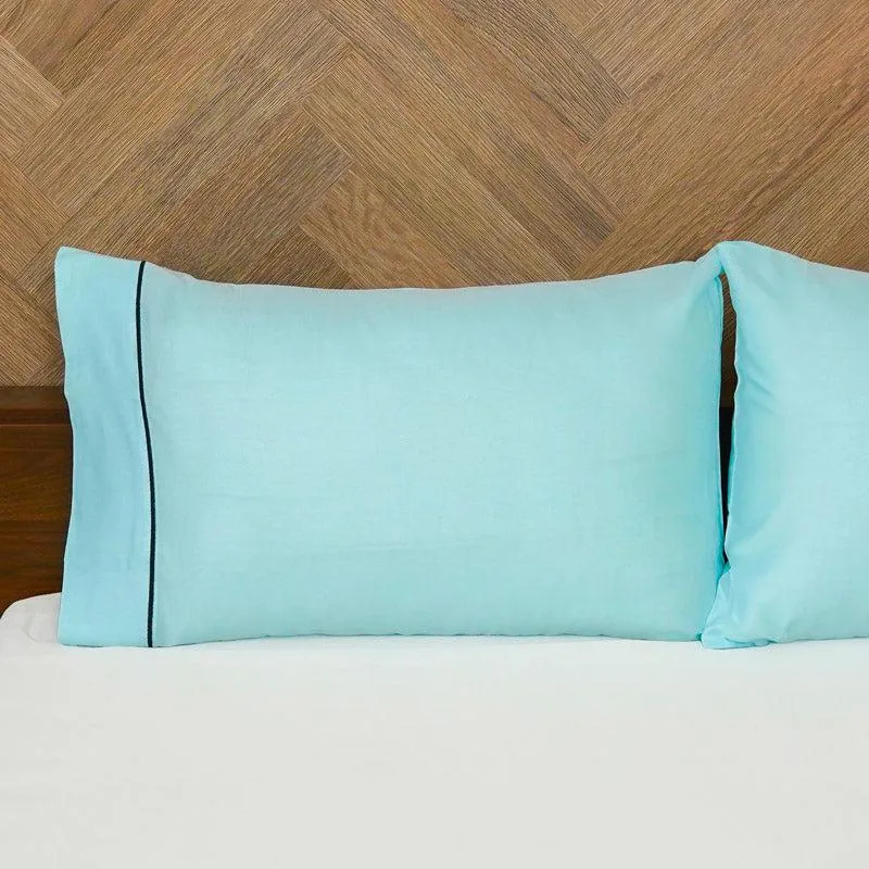 Anwita Embroidered Pillow Covers - Light Blue media 3