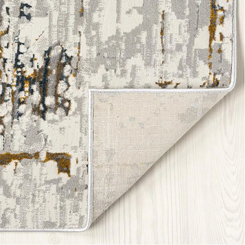 Piera Abstract Carpet - White & Grey media 4