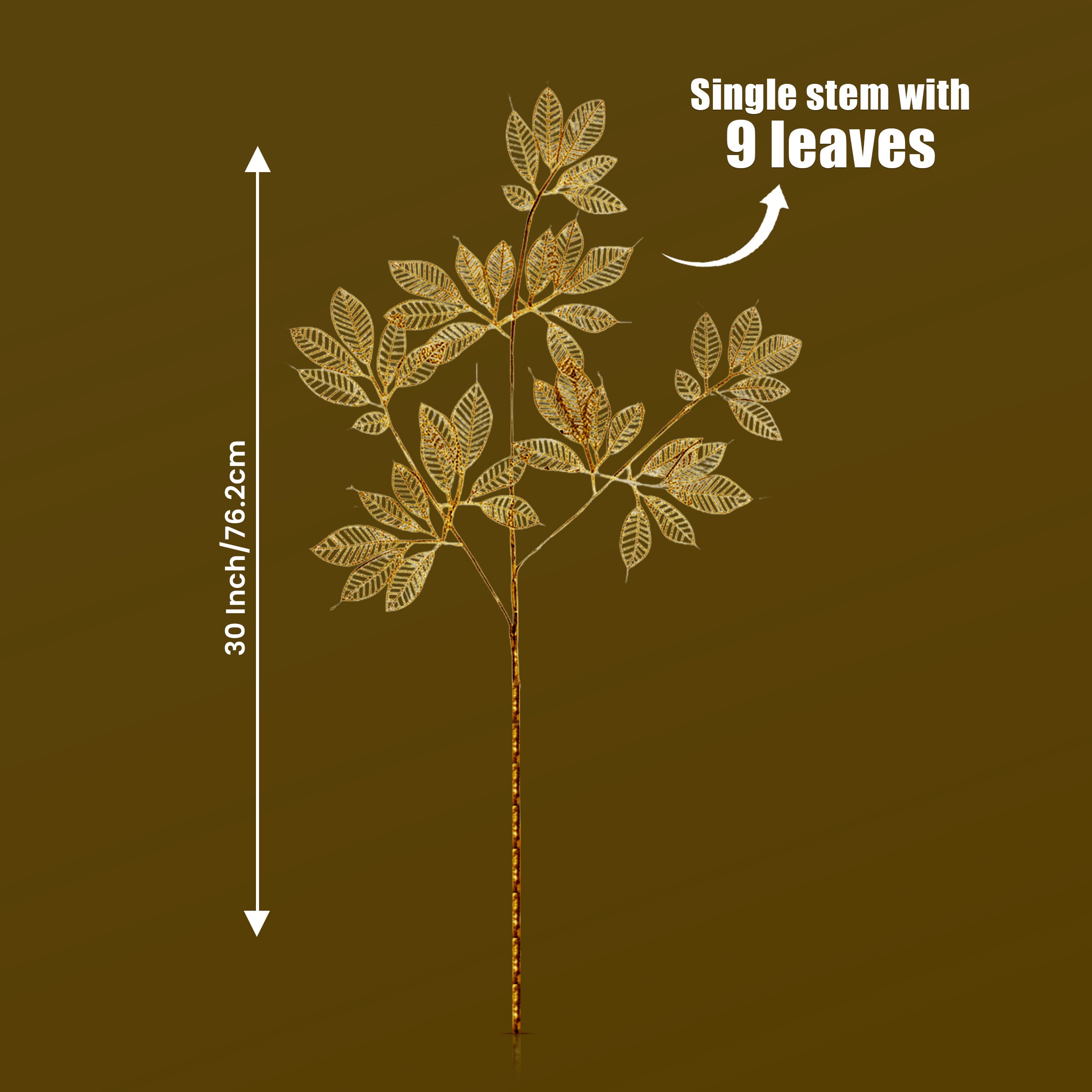 Canopy Golden Artificial Stems- Set Of Two media 5
