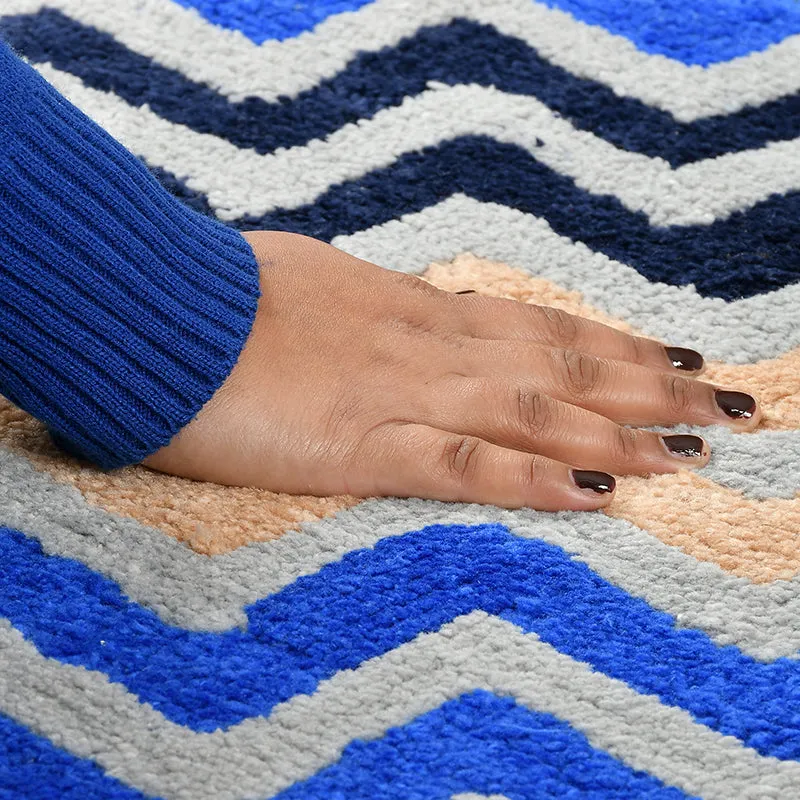 Striava Microfiber Bath Mat - Blue media 4