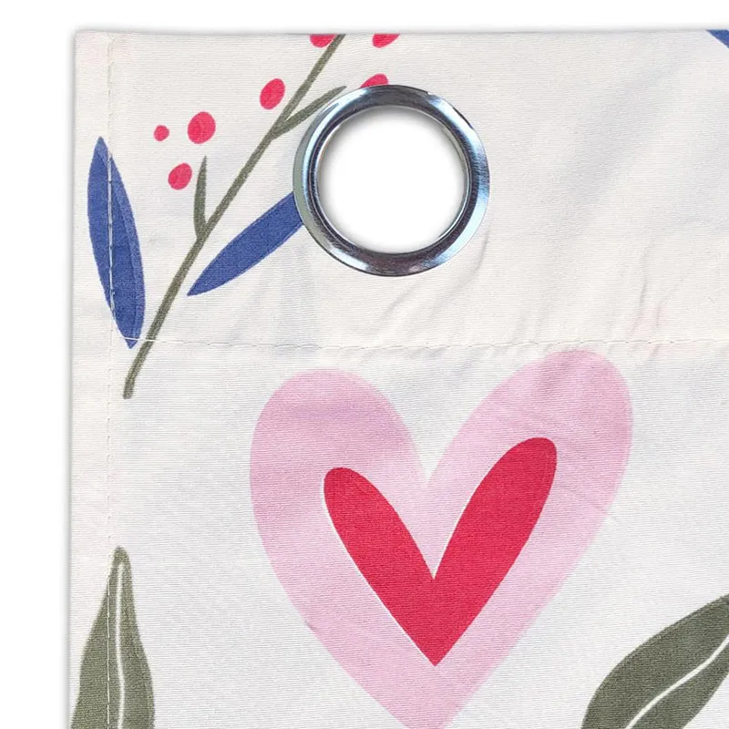 Love In Bloom Cotton Curtain - Set Of Three media 4