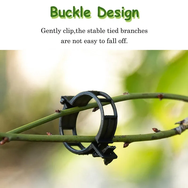 Plant Pro Garden Clip (Black) - Set Of Hundred media 4