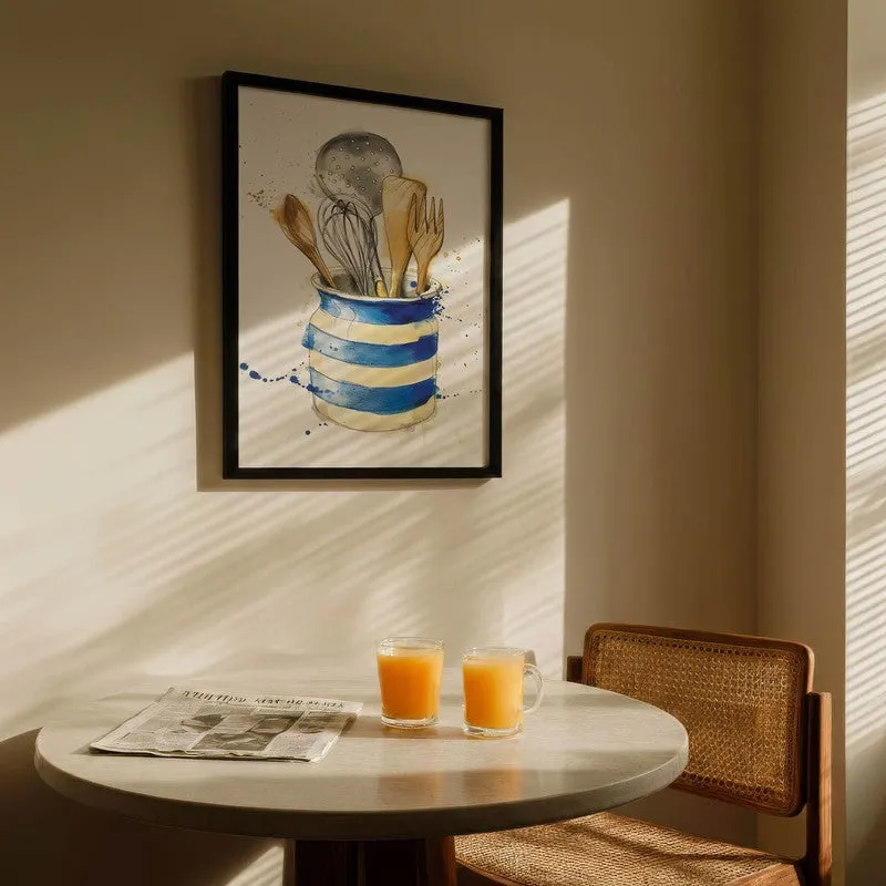 Spoon Studio Archival Canvas Wall Art - Black media 5