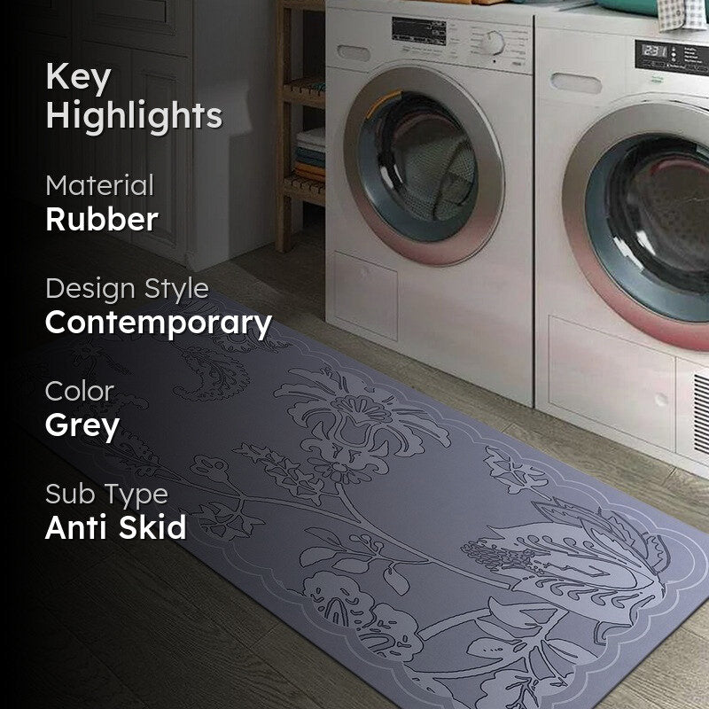 Cushmira Anti Skid Rubber Runner Rug media 2