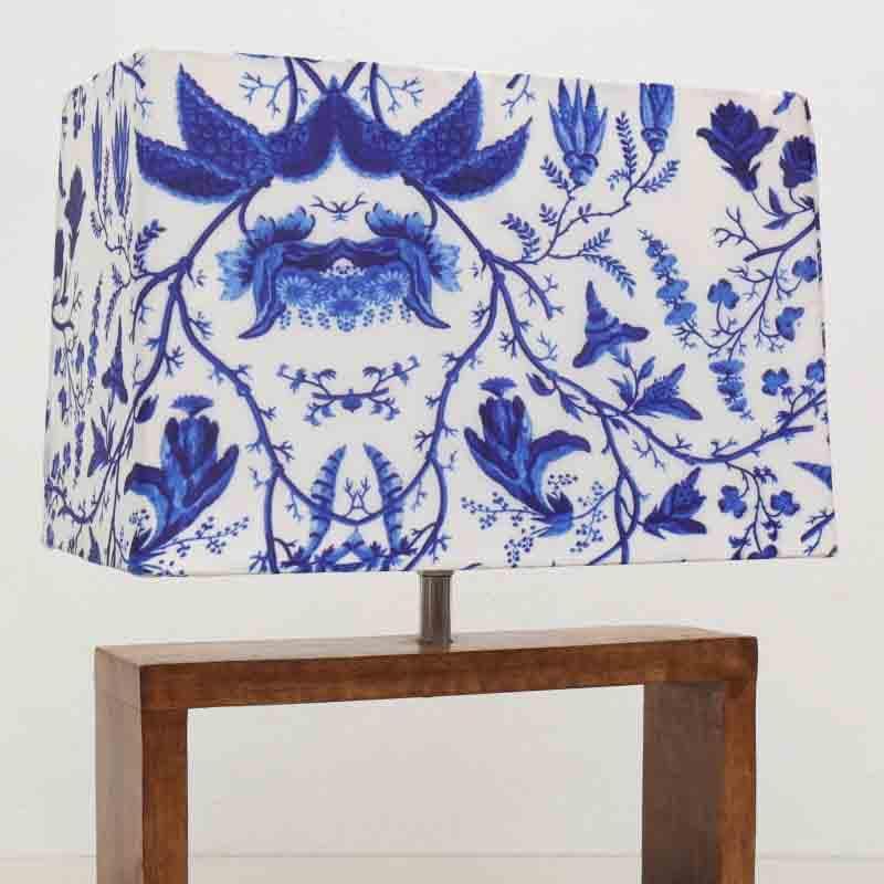Audace Fabric Table Lamp - White,Blue media 3