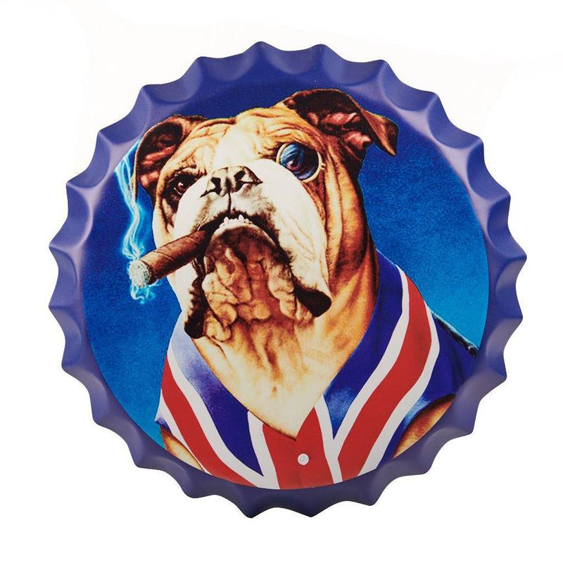 Dawg Bottle Cap Metal Wall Accent media 3
