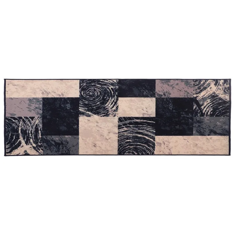Tumb Printed Nylon Runner Rug media 1