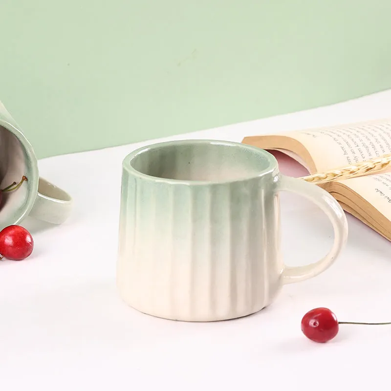 Mirella Ceramic Coffee Mug (250 mL) - Green media 1