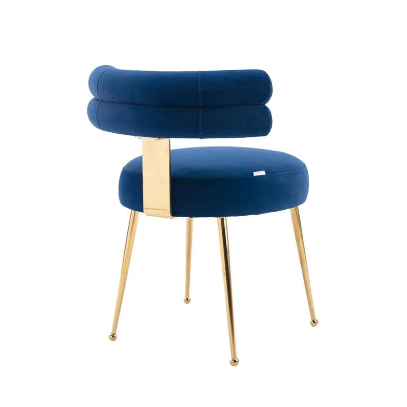 Velmora Metal Accent Chair - Blue media 7