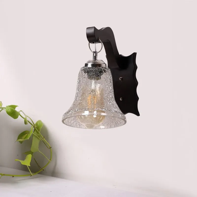 Lumi Crystal Arched Glass Wall Lamp media 3