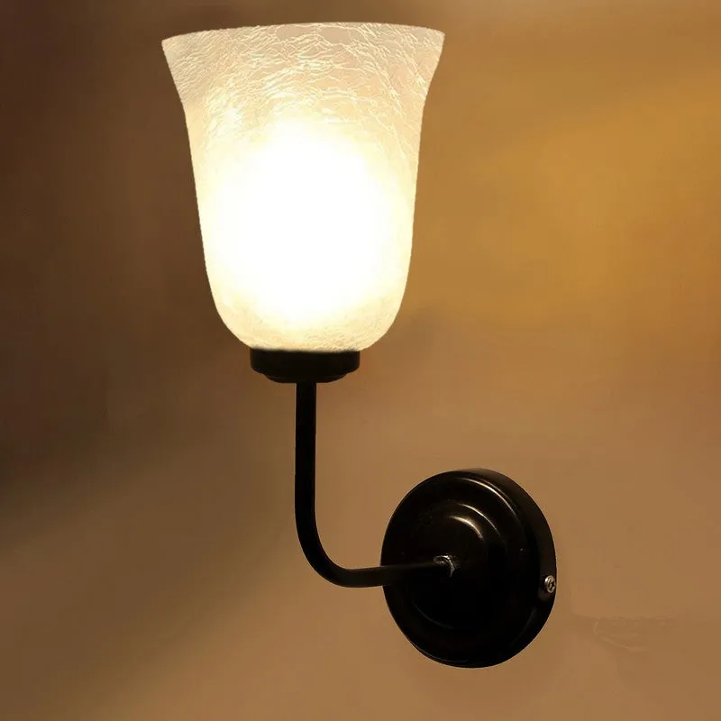 Crystal Bloom Matte Glass Wall Lamp media 6