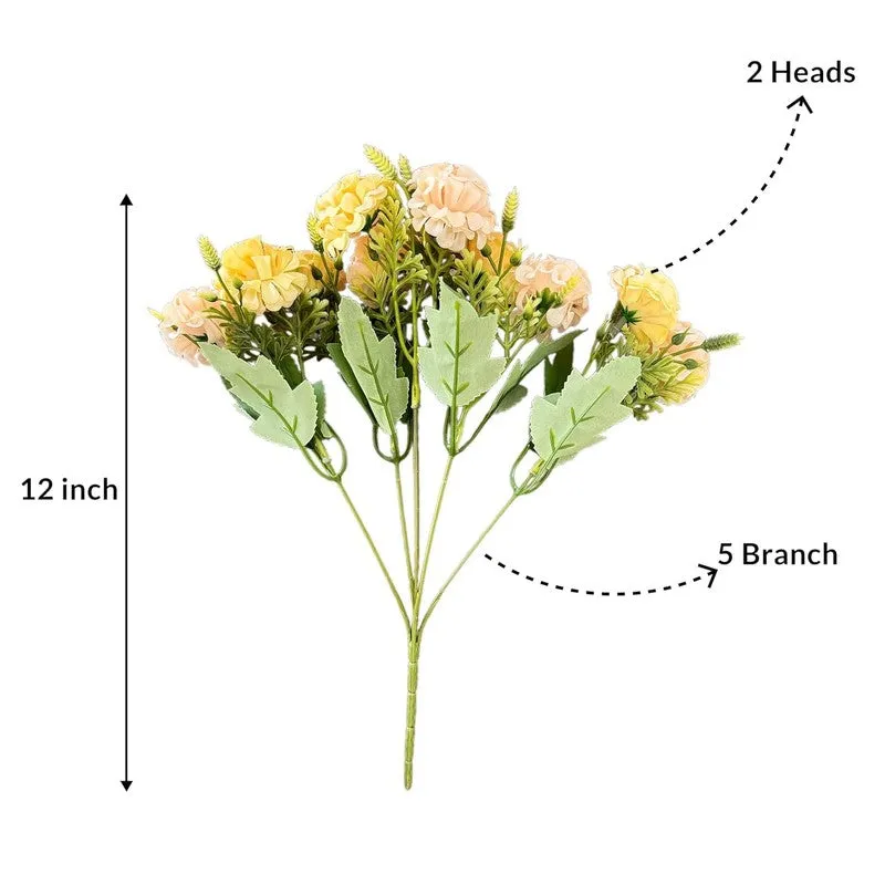 Bloom Hydrangea Artificial Flowers (Yellow) - Set Of Two media 9