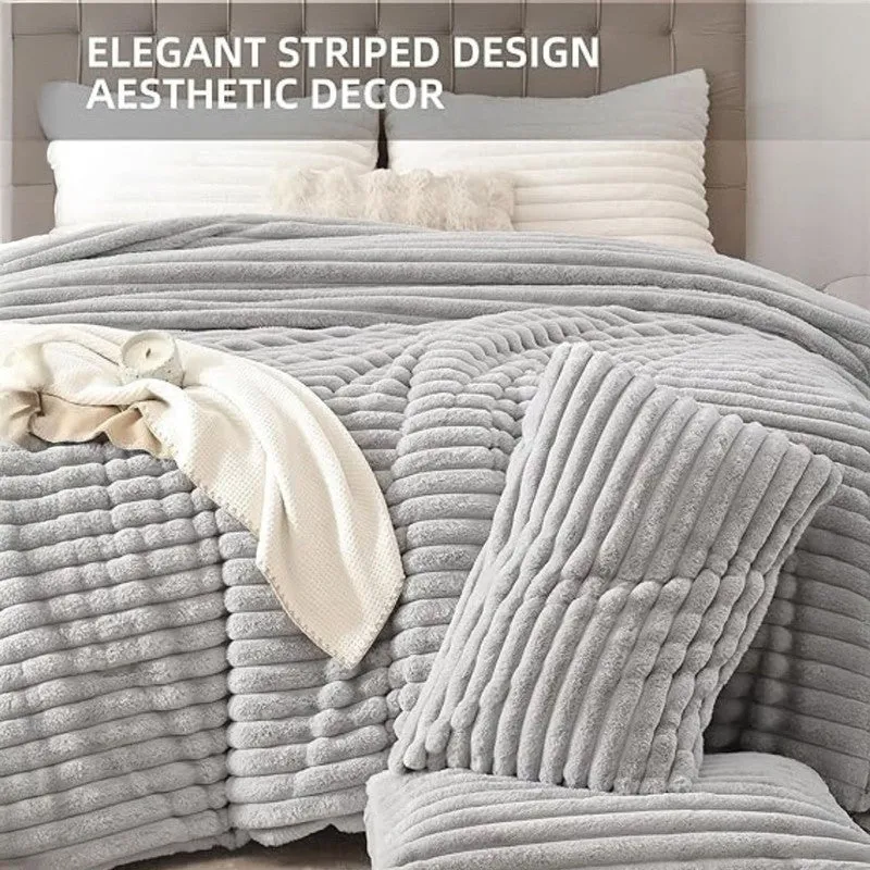 Pure Drape Comfort (Grey) Bedding Set - Four Piece Set media 5