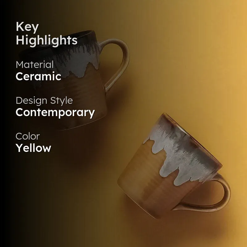 Bubbly Ceramic Tea Cup (240 mL Each) - Set of Two media 2