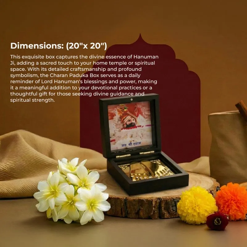 Khatu Shyam ji Divine Brass Paduka media 4