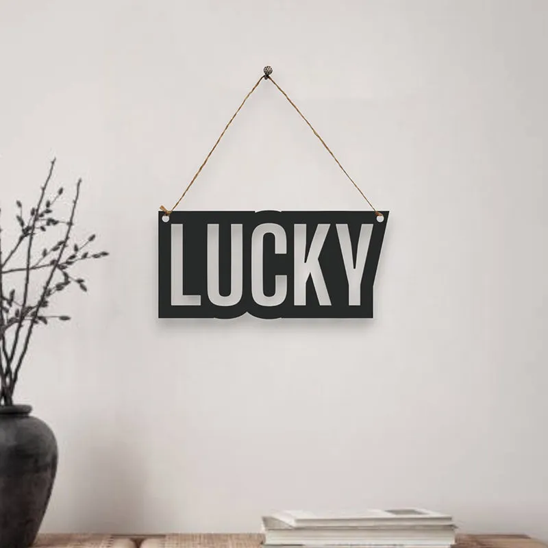 Lucky Mild Steel Wall Accent media 1