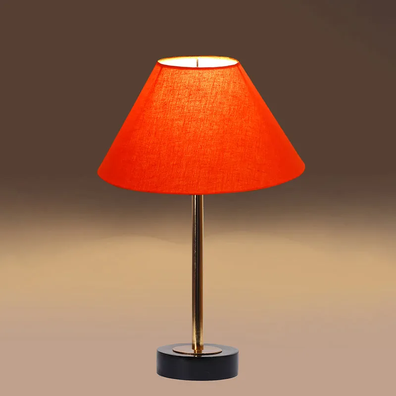 Cotin II Rodin Wooden Table Lamp - Orange,Gold,Black media 6