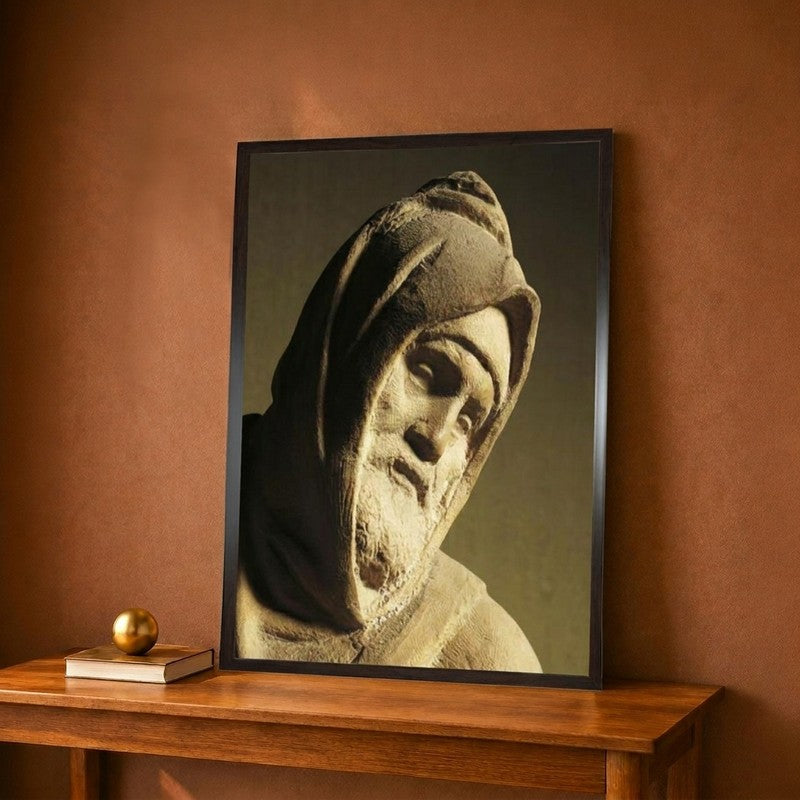 Nicodemus Detail by Pieta Bandini Canvas Wall Painting - 9 x 12 Inches