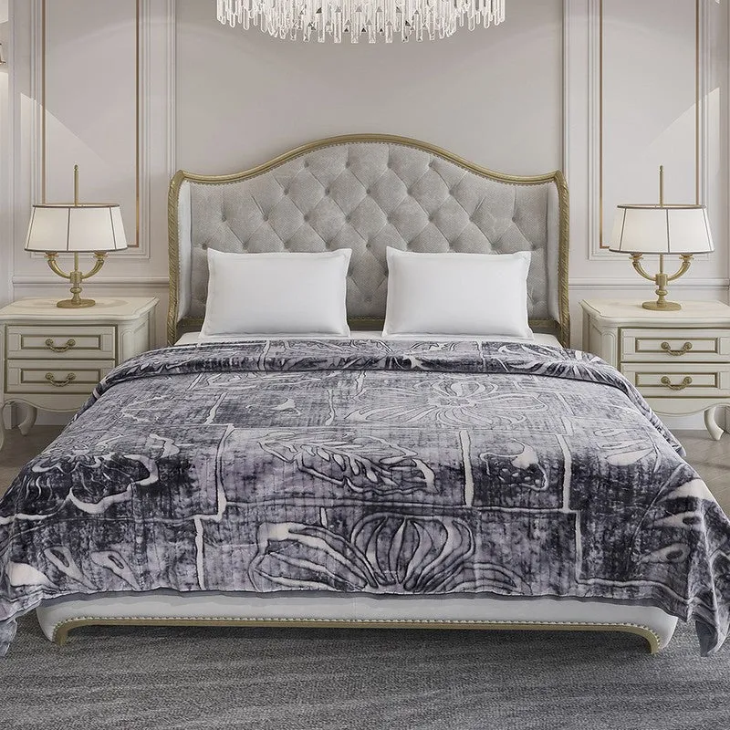 Monte Carlo Silver Whisper Blanket - 928 GSM media 4