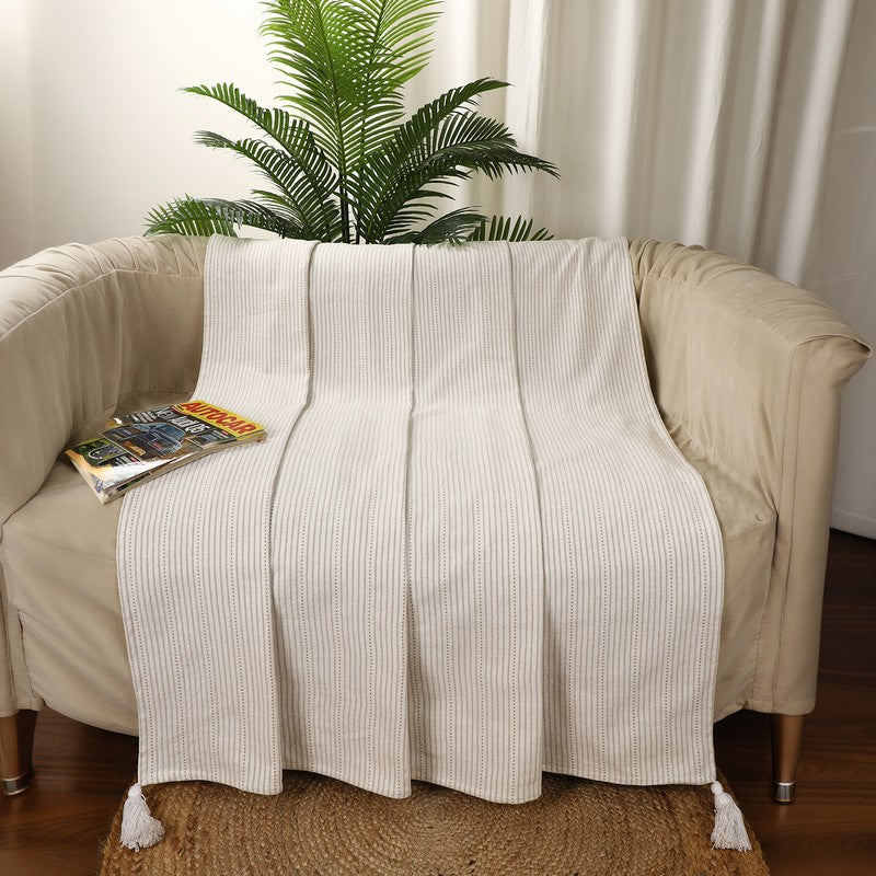 Stripe Haven Cotton Throw