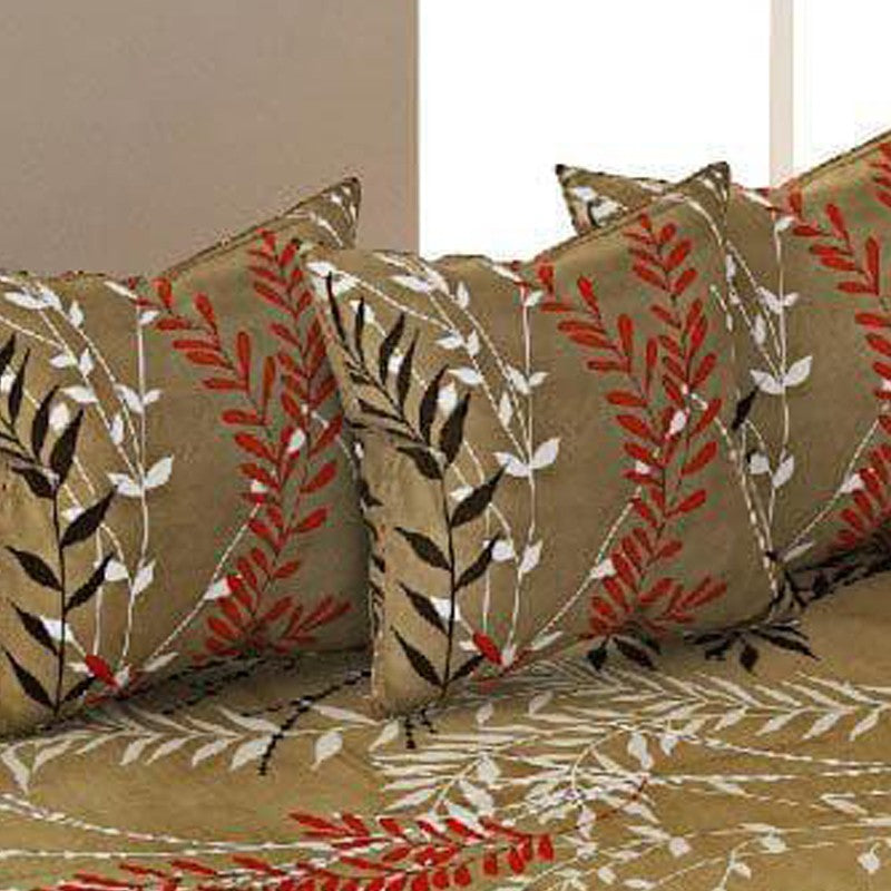 Swayam Umber Vine Diwan Set media 5