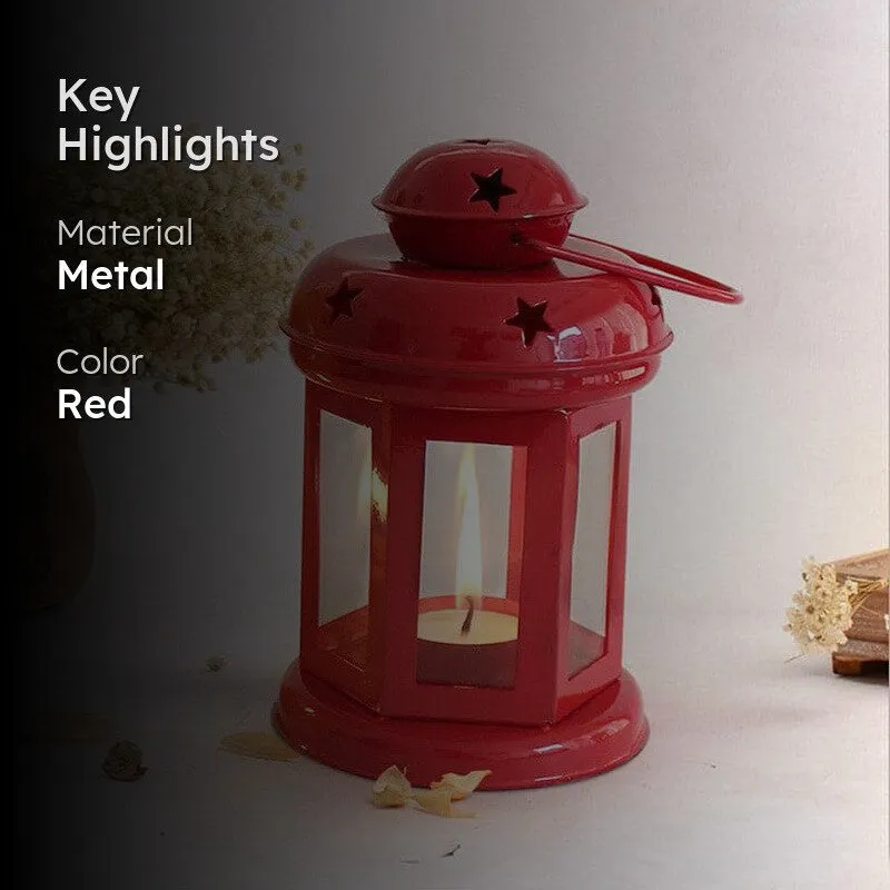 Lantern Lore Tealight Candle Holder - Red media 2