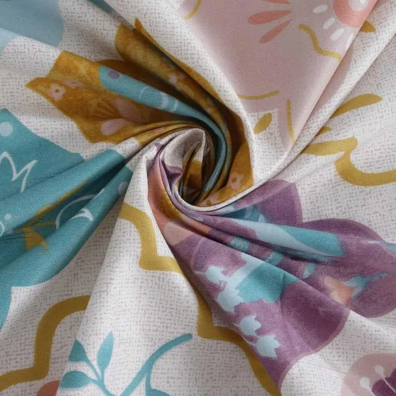 Analia Moroccon Microfiber Bedsheet - 130 GSM media 4