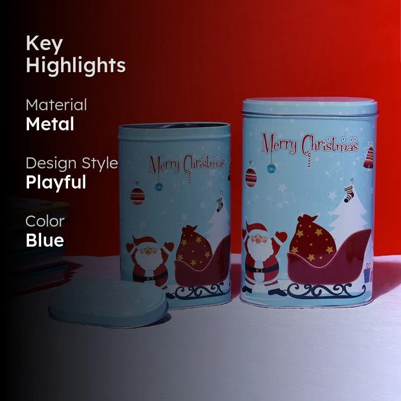 Winter Sleigh Storage Container (500 mL/750 mL) - Set Of Two media 2