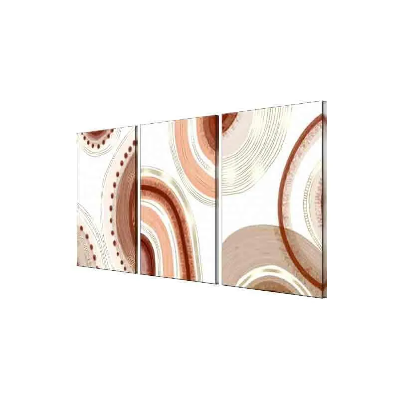 Swiss Roll Poly Canvas Wall Art - Three Piece Set media 4