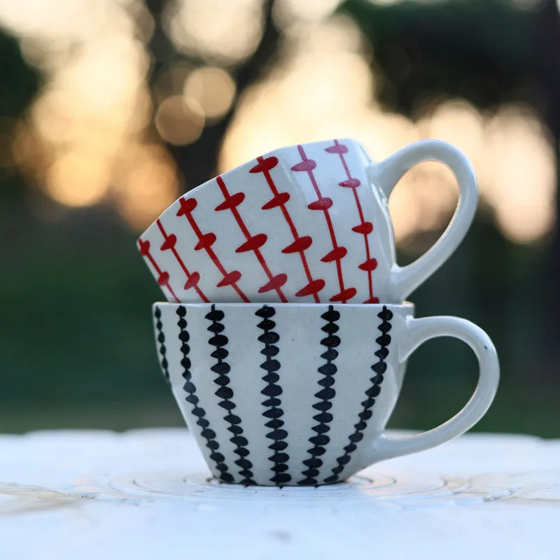 Argosa Ceramic Tea Cup (200 mL Each) - Set of Two media 5