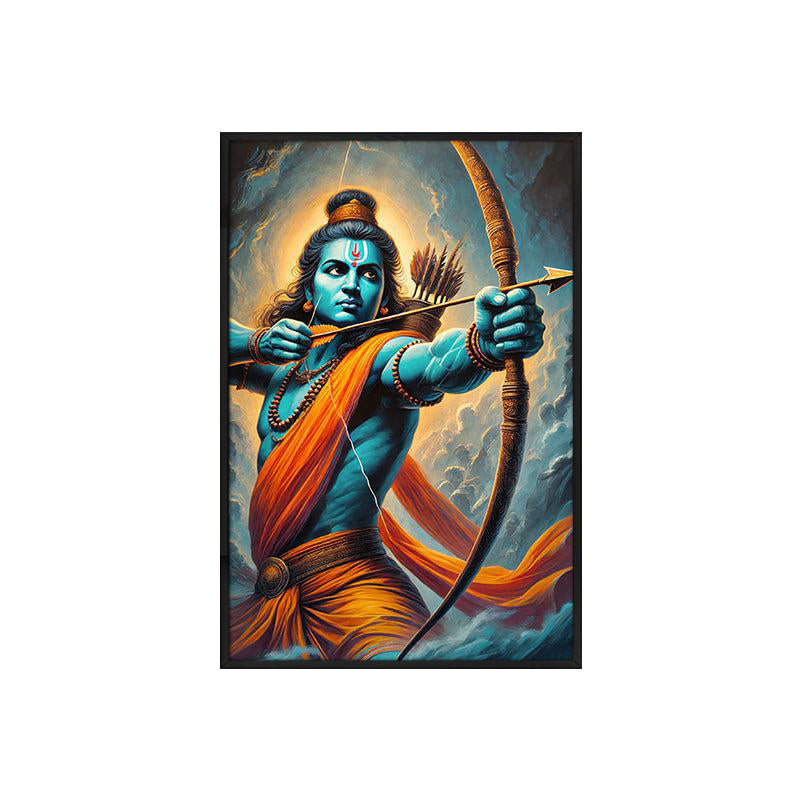 The King Of Dharma Wall Painting With Frame media 4